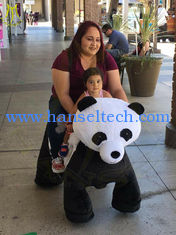 الصين Hansel children toys car  stuffed kids ride on car plush animal toy for shopping mall المزود