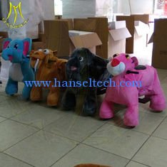 الصين Hansel hot selling children electric plush battery operated zoo animal rides المزود