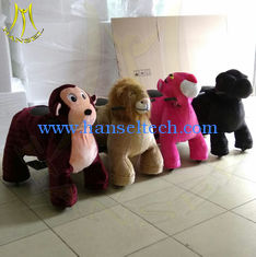 الصين Hansel amusement outdoor playground stuffed coin operated children rides car المزود