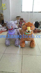 الصين Hansel wholesales funfair plush animal toy car dinosaur 24 volt ride on toy for kids and adults المزود