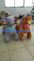 الصين Hansel fast profits battery operated zoo animal toys walking animal scooter ride theme park equipment for sale المزود