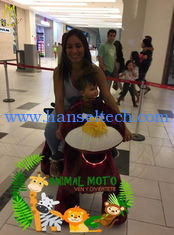 الصين Hansel high quality children chrsitmas coin moving motorized plush riding animals المزود
