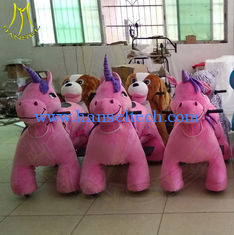 الصين Hansel amusement park hot selling kids electric ride on plush animals المزود