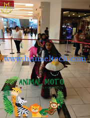 الصين Hansel Zoo animals toys for children zippy walking pets plush riding horse toy shopping mall المزود