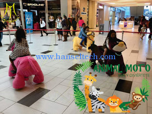 الصين Hansel hot sale walking electric ride on animals factory price walking animal toy ride المزود