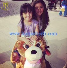 الصين Hansel amusement park electronic children ride on walking plush animals المزود