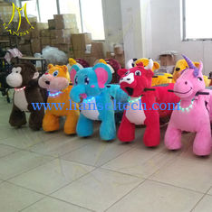 الصين Hansel hot selling stuffed electric children play game coin operated rides المزود