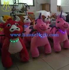 الصين Hansel amusement park electric stuffed ride on Zoo animals toys for sale المزود