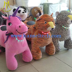 الصين Hansel amusement games children plush battery operated electric ride on animals المزود