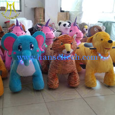الصين Hansel amusement park stuffed battery animal kids electric rides on animal المزود