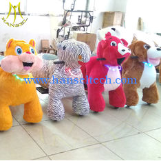 الصين Hansel amusement park battery operated electric walking stuffed animal ride المزود