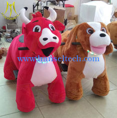 الصين Hansel amusement park walking electric plush animals riding toys المزود