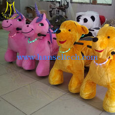 الصين Hansel amusement park games battery operated plush ride on stuffed animals المزود
