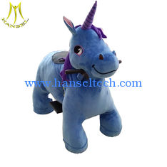 الصين Hansel non coin walking animal unicorn ride for birthday parties large plush ride toy المزود