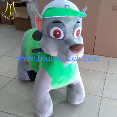الصين Hansel amusement park battery operated stuffed horse ride on animals المزود