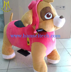 الصين Hansel amusement park electric unicorn motorized plush animal for sale المزود