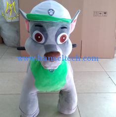 الصين Hansel carnival plush toys 12v battery powered ride on dinosaur ride for shopping mall المزود