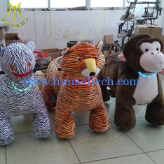 الصين Hansel amusement battery powered walking stuffed electric animal ride المزود