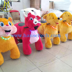 الصين Hansel amuement battery powered plush electric children ride on animal المزود