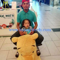 الصين Hansel walking coin operated motorized plush riding animal rides المزود