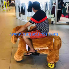 الصين Hansel electric walking kids plush riding motorized animals for sale المزود
