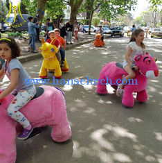 الصين Hansel  shopping mall electric riding horse toy horse scooter for adults المزود