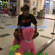 الصين Hansel amusement park electric ride on walking stuffed animals المزود