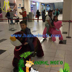 الصين Hansel amusement electric rides on animal motorized plush animal المزود