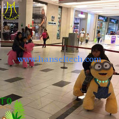 الصين Hansel amusement children games stuffed electric ride on plush animals المزود