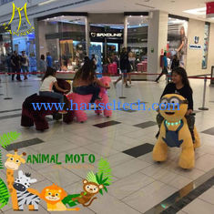 الصين Hansel amusement coin battery operated stuffed kids electric rides on animal المزود
