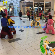 الصين Hansel amusement walking coin operated ride on electric stuffed animals المزود