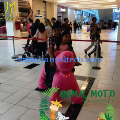 الصين Hansel amusement plush kid riding horse toy stuffed motorized animal المزود
