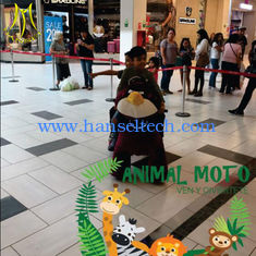 الصين Hansel amusement park plush motorized electrical animal toy ride المزود