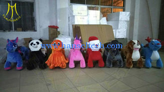 الصين Hansel entertainment battery stuffed animal kids electric rides on animal المزود