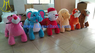 الصين Hansel amusement park electric stuffed battery ride animal car for children المزود