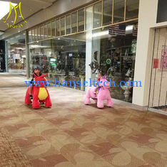 الصين Hansel amusement park games stuffed animal large plush ride toy المزود