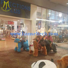 الصين Hansel amusement kids walking battery operated ride on unicorn for mall المزود