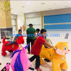 الصين Hansel amusement park games stuffed kiddywalking animal rides for mall المزود