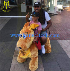 الصين Hansel amusement kids plush stuffed electric battery operated ride on animals المزود