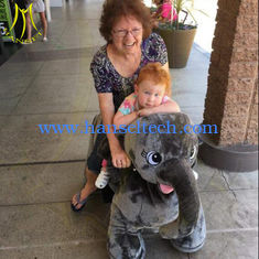 الصين Hansel shopping mall game machine electric mountable animal plush ride المزود