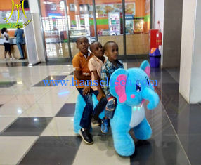 الصين Hansel  plush walking bull electric stuffed animals go kart for indoor game center المزود