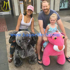 الصين Hansel amusement park electric walking plush animal electric toy car المزود