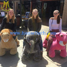 الصين Hansel High quality electric walking electric plush animal toy rides for park المزود
