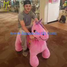 الصين Hansel wholesale walking coin operated motorized plush riding animals المزود