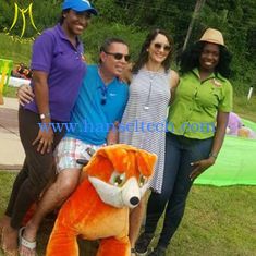 الصين Hansel coin operated walking stuffed animal electric mountable for children المزود