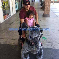 الصين Hansel electronic walking plush carnival games ride stuffed horse toys المزود