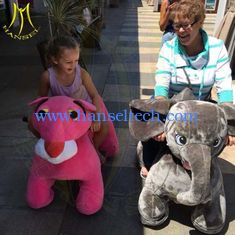 الصين Hansel amusement park walking battery operated stuffed ride on animals المزود