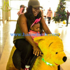 الصين Hansel amusement park game kids indoor rides electric plush mountable animals المزود