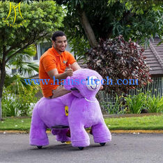 الصين Hansel amusement park games adult ride on animals unicorn riding toy for kids المزود