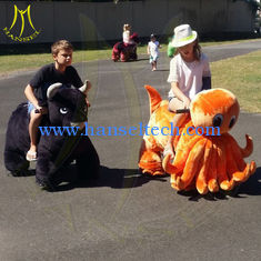 الصين Hansel kids safari animals toys cars zebra bike for sale plush animal scooter for indoor and outdoor المزود